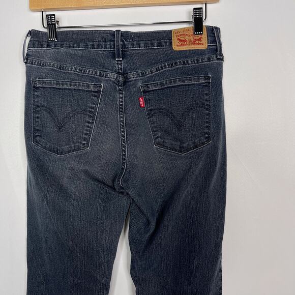 Levis Womens Size 4 Washed Gray 505 Straight Leg Jeans Cotton Stretch - Picture 6 of 10